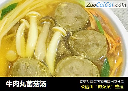 牛肉丸菌菇汤