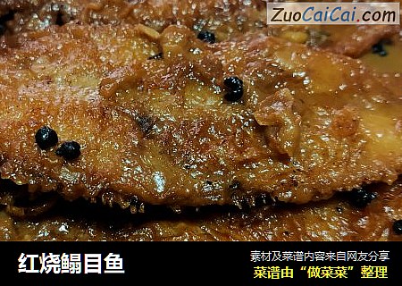 红烧鳎目鱼