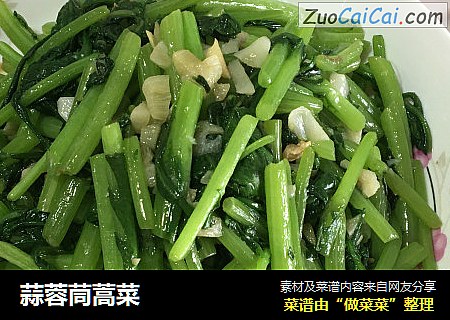 蒜蓉茼蒿菜