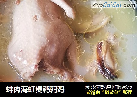 蚌肉海虹煲鹌鹑鸡