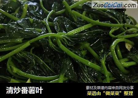 清炒番薯叶