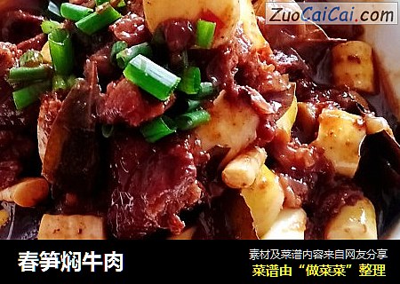 春笋焖牛肉