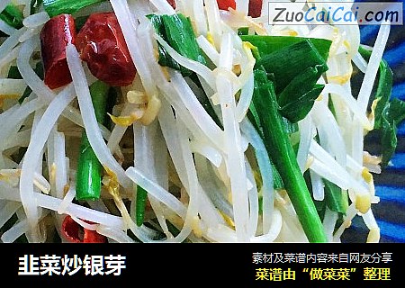 韭菜炒银芽