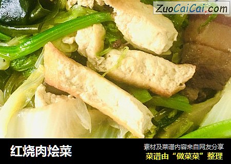 红烧肉烩菜