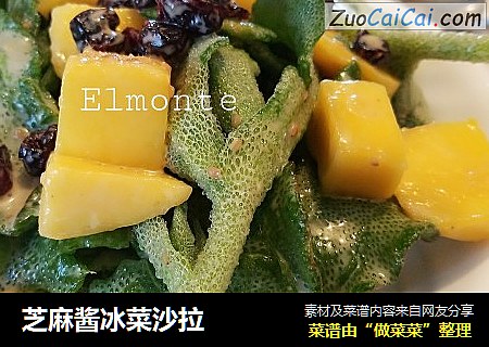 芝麻酱冰菜沙拉