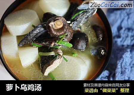 萝卜乌鸡汤