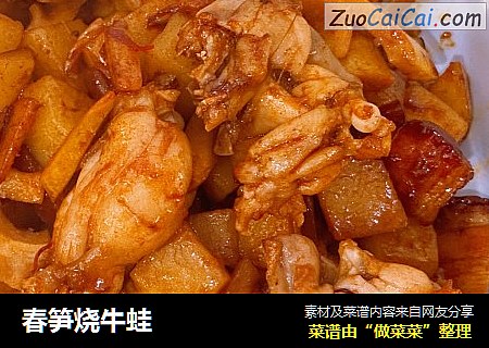 春笋烧牛蛙