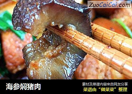 海参焖猪肉