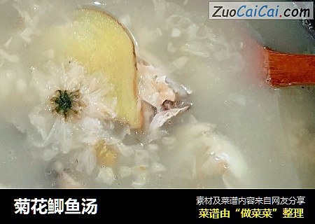 菊花鲫鱼汤