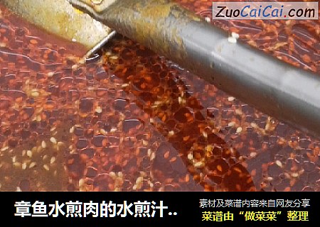 章鱼水煎肉的水煎汁怎么调？