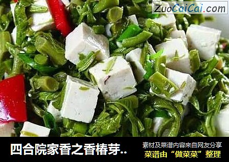 四合院家香之香椿芽拌豆腐