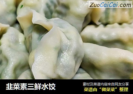 韭菜素三鲜水饺
