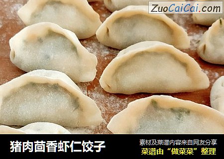 猪肉茴香虾仁饺子