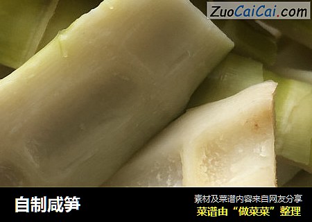 自制咸笋