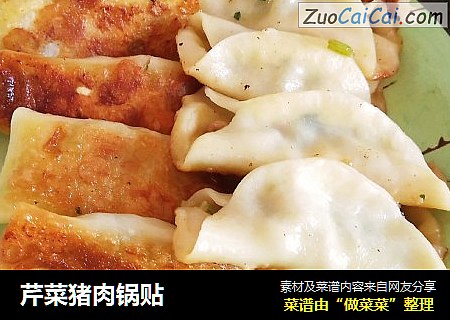 芹菜猪肉锅贴