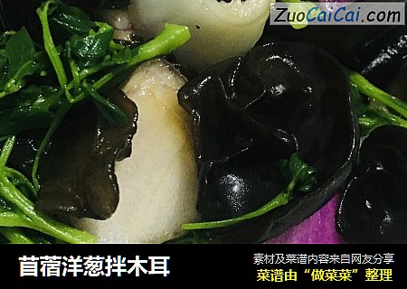 苜蓿洋葱拌木耳