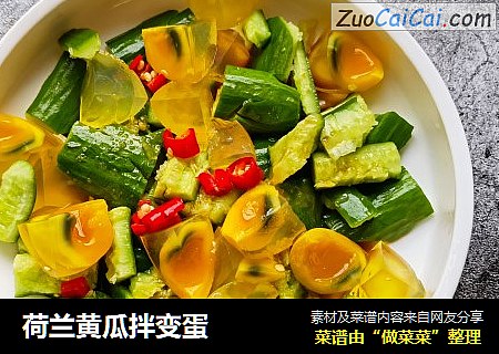 荷兰黄瓜拌变蛋
