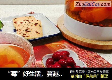 “莓”好生活，蔓越莓鲜果水果茶