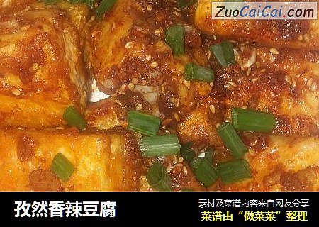 孜然香辣豆腐