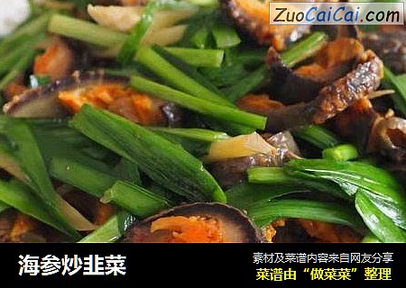 海参炒韭菜