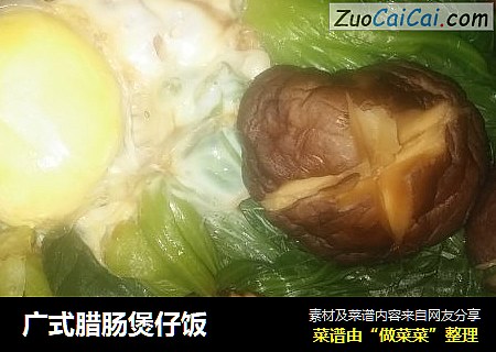 广式腊肠煲仔饭