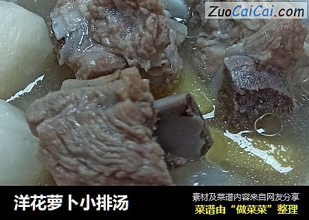 洋花萝卜小排汤