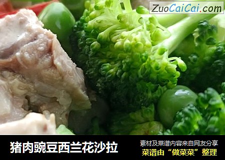 猪肉豌豆西兰花沙拉