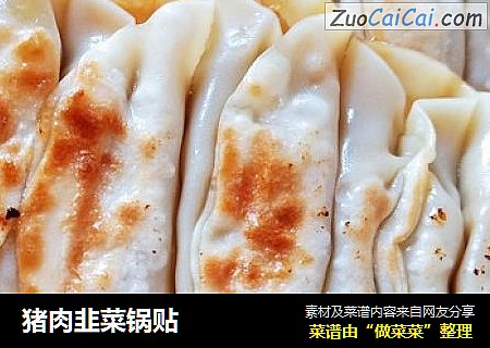 猪肉韭菜锅贴