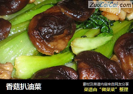 香菇扒油菜