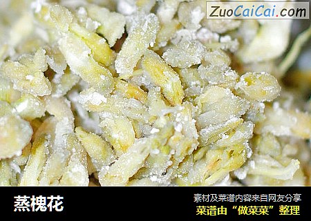蒸槐花