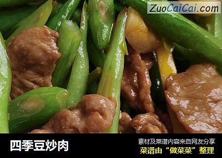 四季豆炒肉