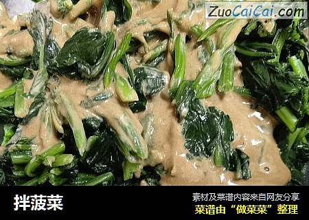 拌菠菜