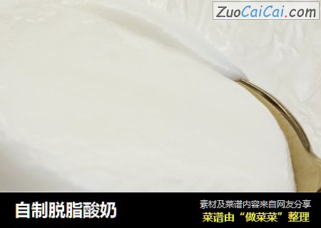 自制脱脂酸奶