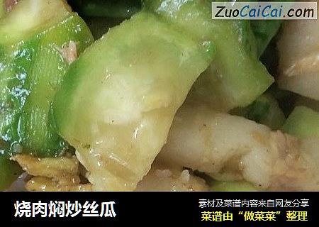 烧肉焖炒丝瓜