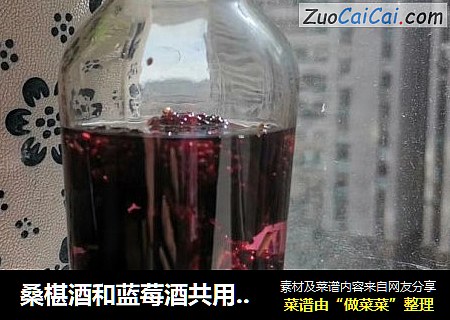 桑椹酒和蓝莓酒共用～我爱江小白