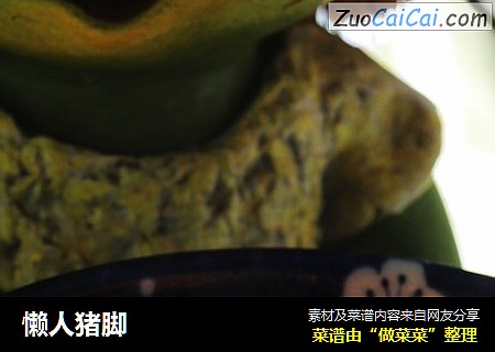 懒人猪脚