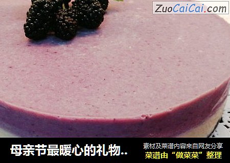 母亲节最暖心的礼物～桑椹莫斯蛋糕