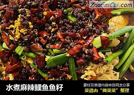 水煮麻辣鲤鱼鱼籽