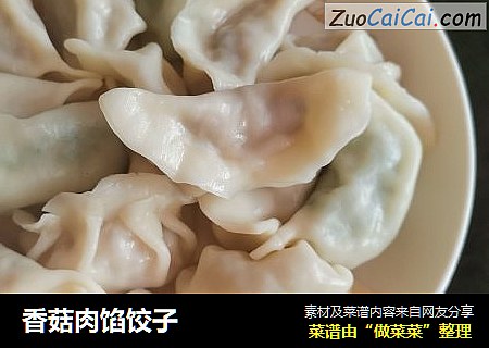 香菇肉馅饺子