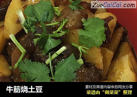 牛筋烧土豆