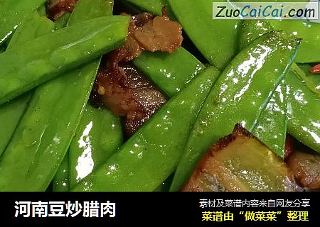 河南豆炒腊肉