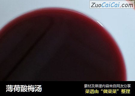 薄荷酸梅汤