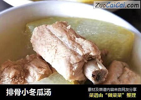 排骨小冬瓜汤