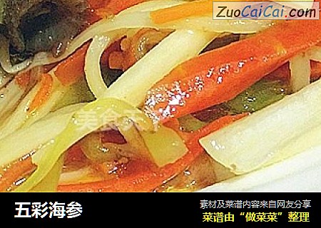 五彩海参