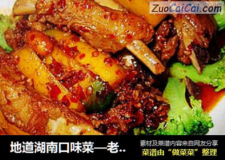 地道湖南口味菜—老干妈烧子排