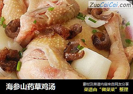 海参山药草鸡汤