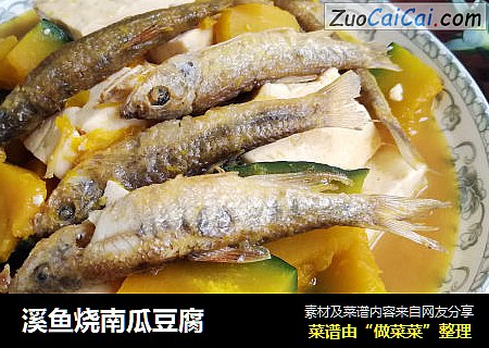 溪鱼烧南瓜豆腐
