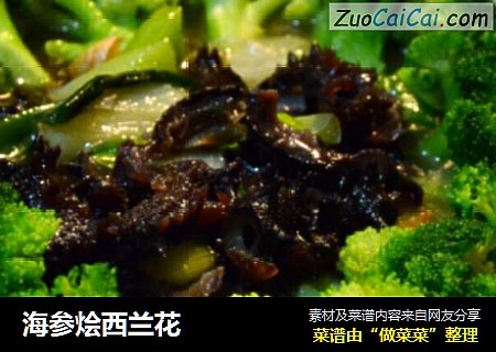 海参烩西兰花