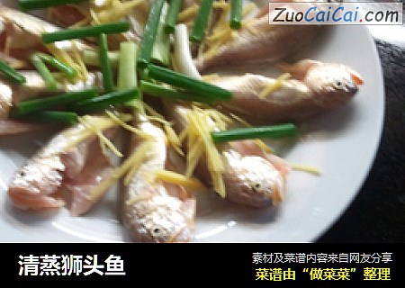 清蒸狮头鱼