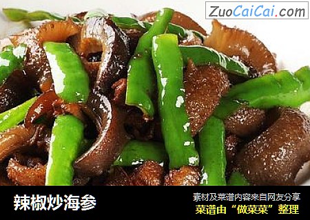 辣椒炒海参